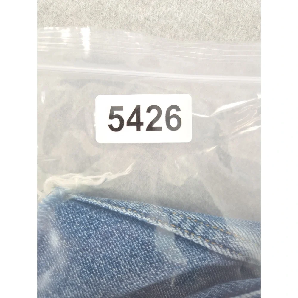 WE THE FREE Free People 25 Button Fly Distressed Denim Mini Skirt Boho Grunge